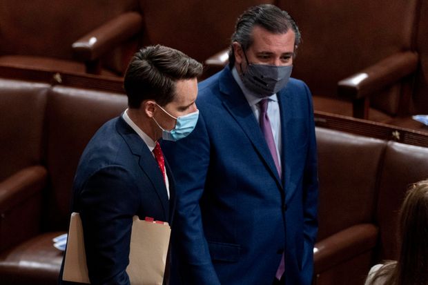 Sen. Josh Hawley and Sen. Ted Cruz